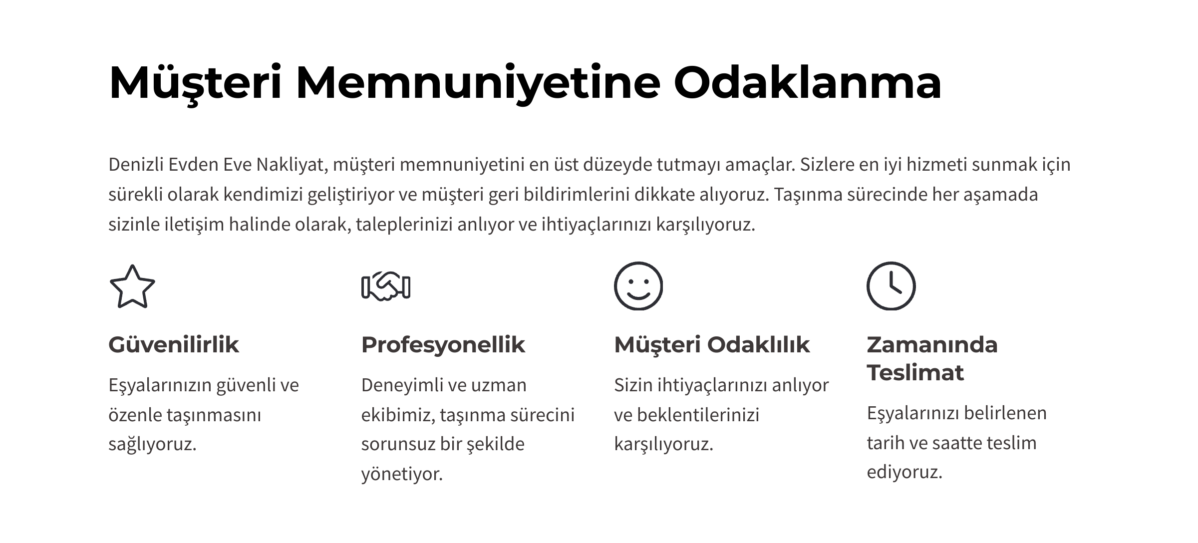 Müşteri Memnuniyetine Odaklanm Müşteri Memnuniyetine Odaklanm